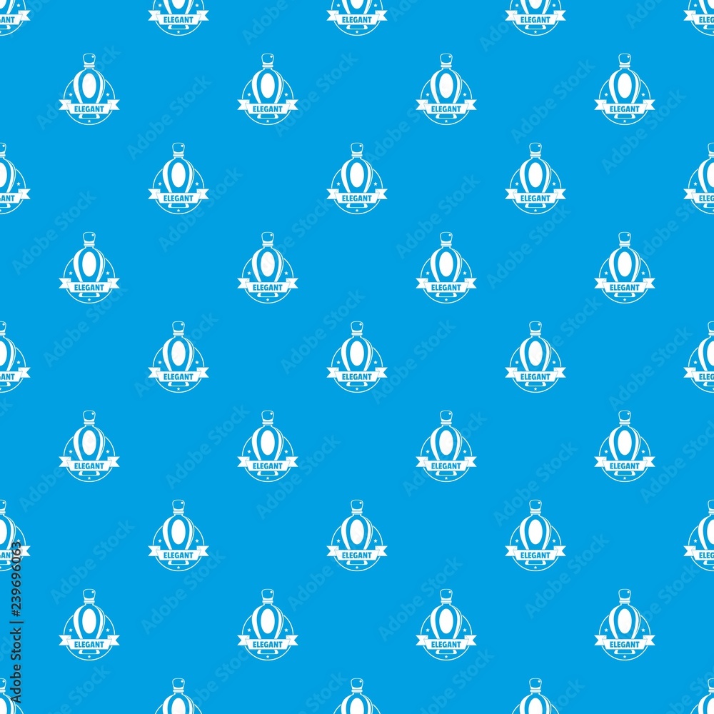 Poster elegant perfume pattern vector seamless blue repeat for any use