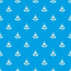 Elegant perfume pattern vector seamless blue repeat for any use