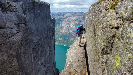 brave mountaineer's curious discovery trip