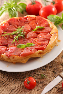 Tomato Quiche, Tarte Tatin