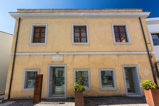 Centro storico di Ales (Oristano) - Sardegna - Italia