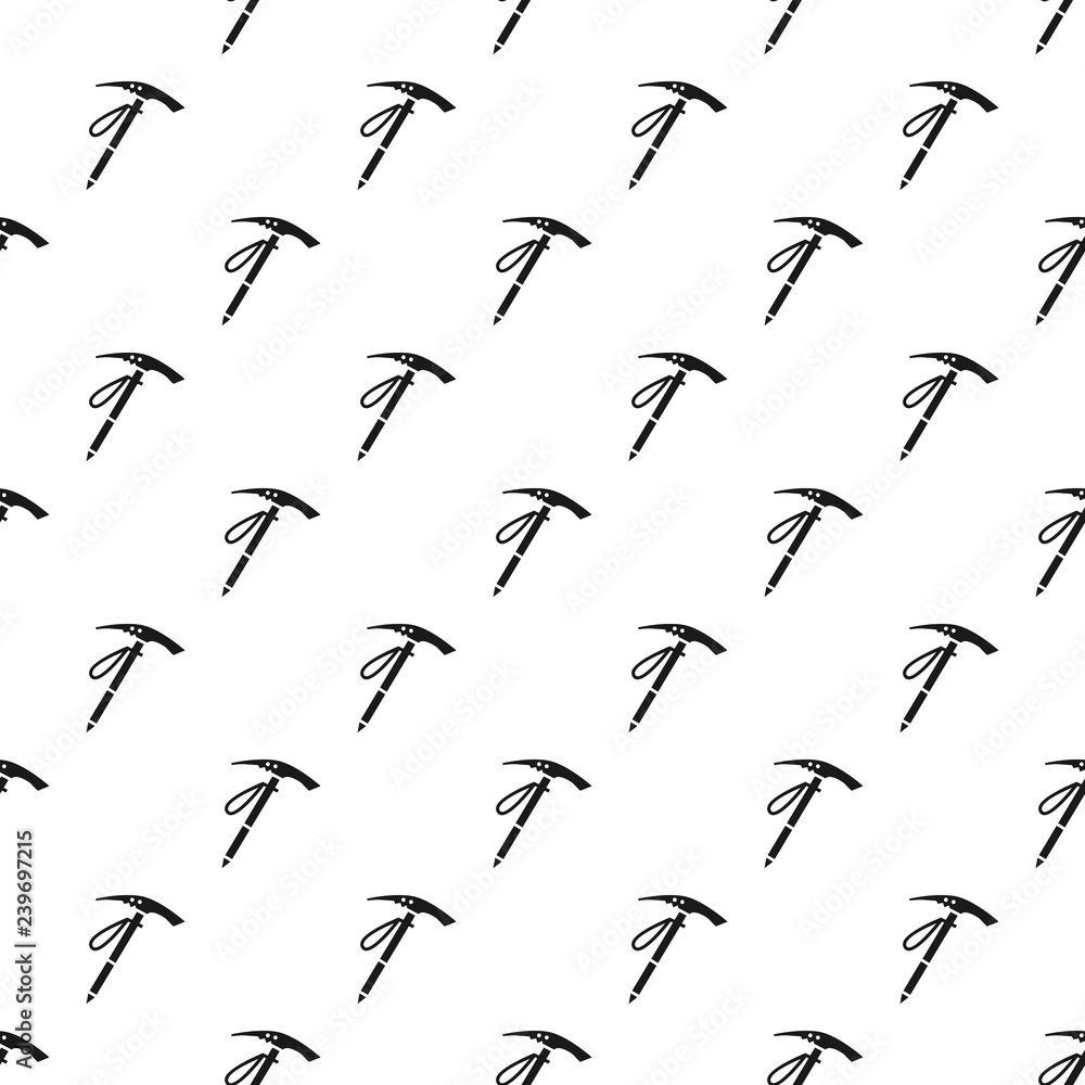 Poster pick mountain tool pattern seamless vector repeat for any web design