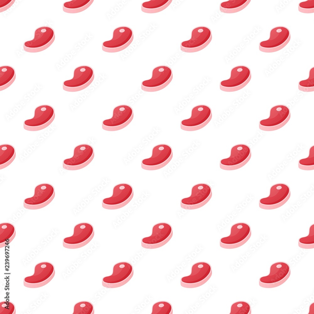 Poster restaurant steak pattern seamless vector repeat for any web design