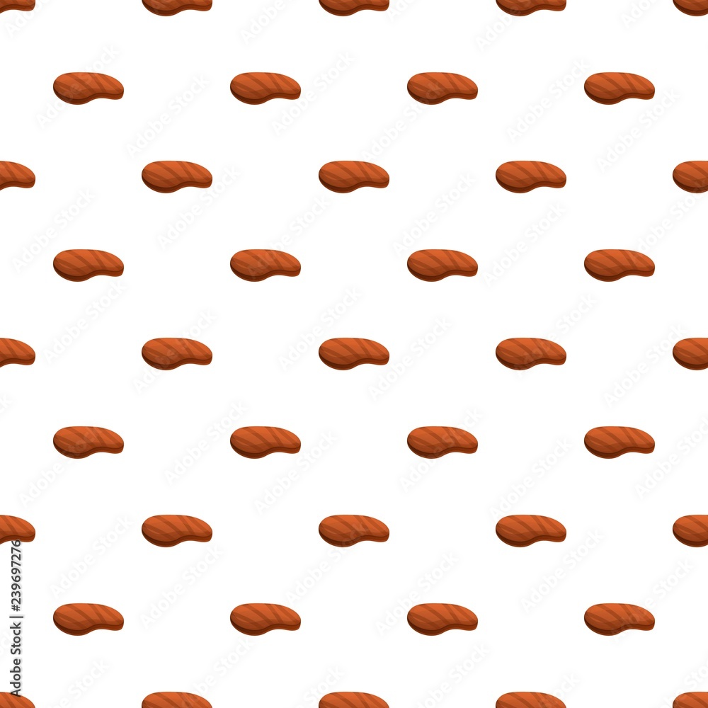 Poster grilled beef steak pattern seamless vector repeat for any web design
