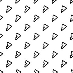 Triangular carabiner pattern seamless vector repeat for any web design