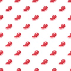 Restaurant steak pattern seamless vector repeat for any web design
