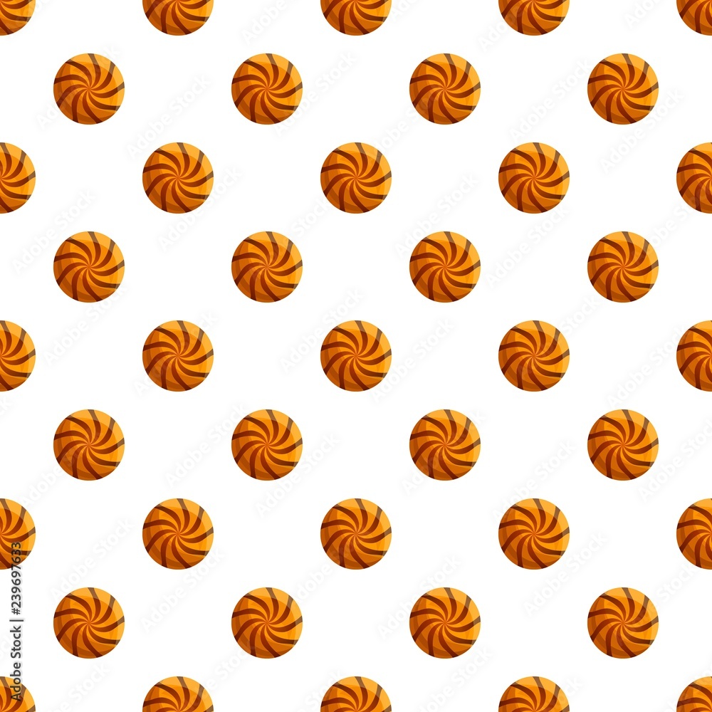 Poster swirl biscuit pattern seamless vector repeat for any web design