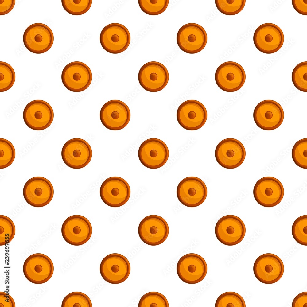 Poster unhealthy biscuit pattern seamless vector repeat for any web design