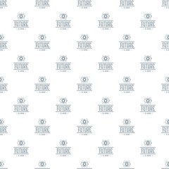 Future glasses pattern vector seamless repeat for any web design