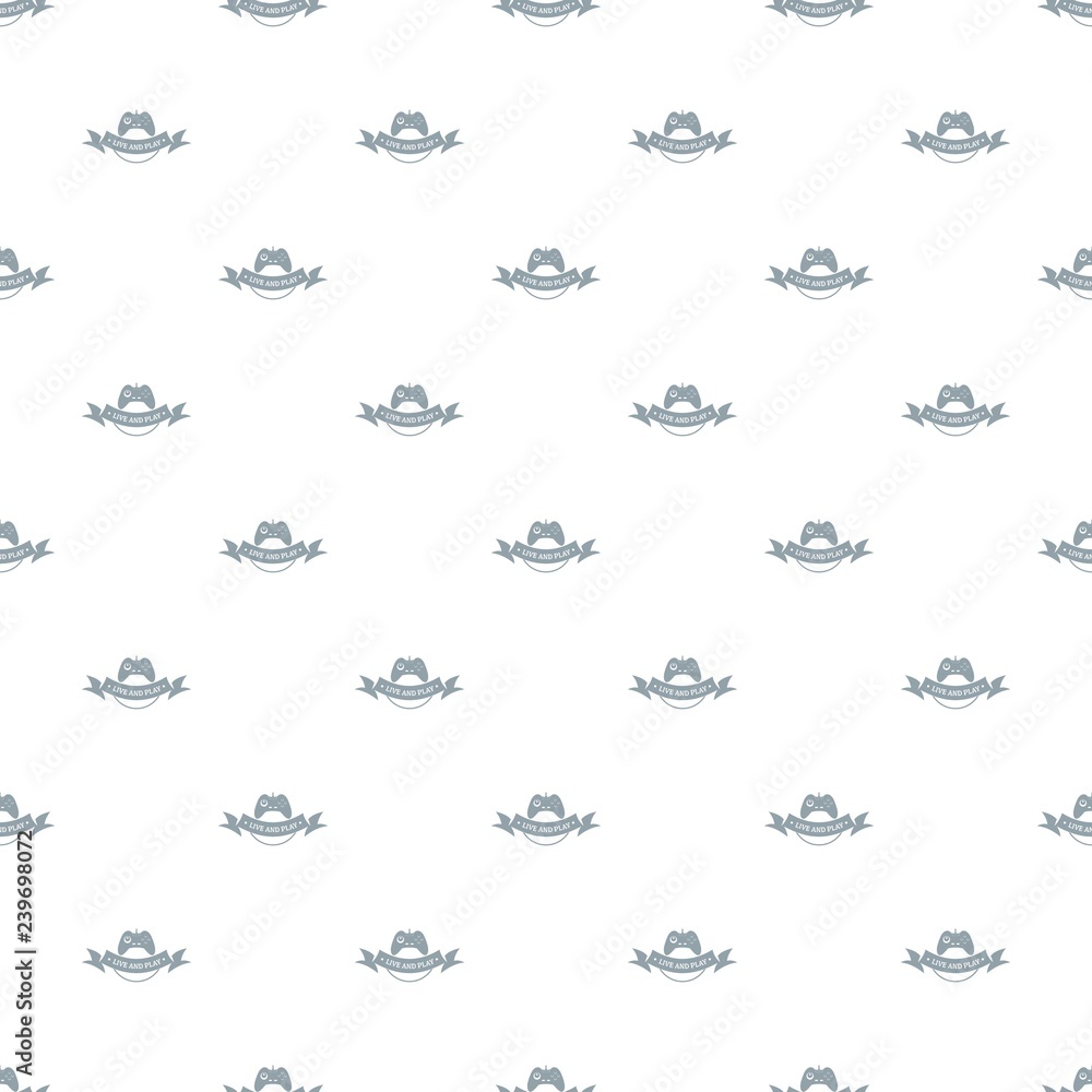 Poster Game pattern vector seamless repeat for any web design
