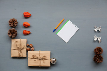 Christmas background Christmas tree new year gifts decor decoration holiday