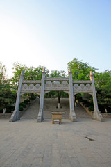 Chinese traditional stone arch