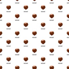 Hazelnut pattern seamless vector repeat for any web design