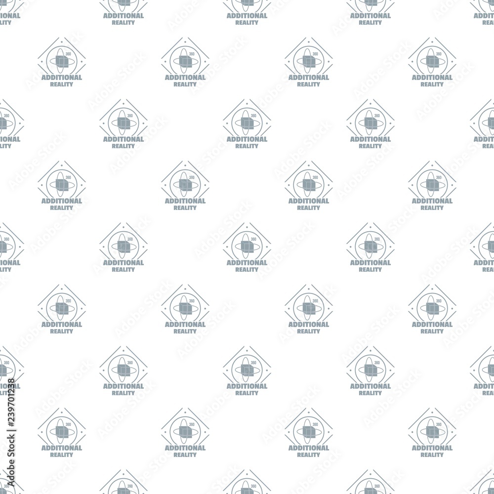 Poster Additional reality pattern vector seamless repeat for any web design