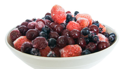 frozen berry platter