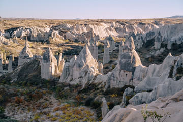 valley rocky hills in cappadocia