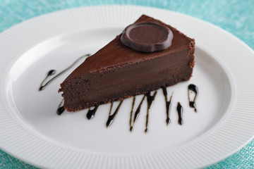 Chocolate cheesecake