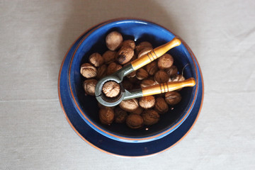 Nutcracker with walnuts
