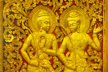 laos,luang prabang : vat vi soun temple