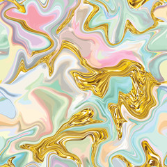 Marble seamless pattern in neon brightful colors.