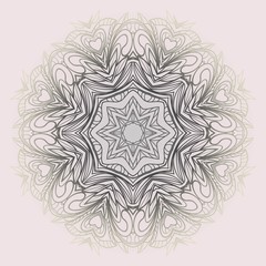 Ornamental round lace. Sacred oriental mandala. color floral ornament. Modern Decorative vector illustraation