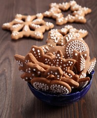 Gingerbread cookies.