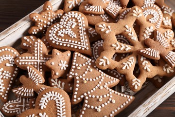 Gingerbread cookies.
