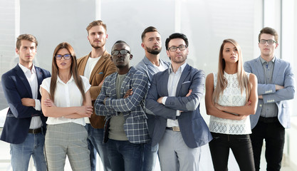 Fototapeta premium group of successful young people.