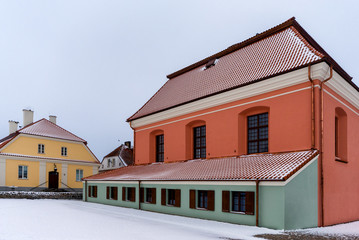 Fototapeta na wymiar Barokowa Synagoga Wielka w Tykocinie,Polska, Podlasie