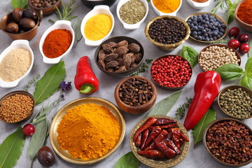 Spices and herbs.