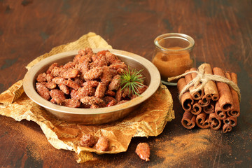 Sugared Cinnamon Almonds