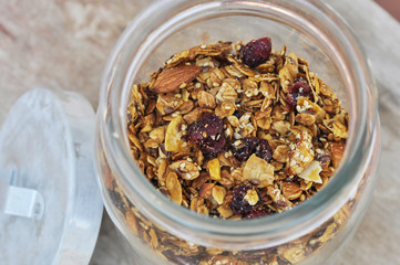 Almond Cherry Granola