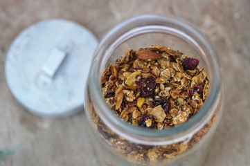 Almond Cherry Granola