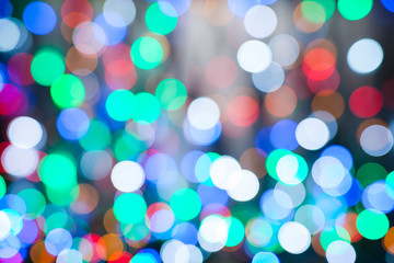 Fototapeta premium Bokeh effect blurry lighting abstract background