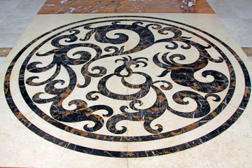 Marble floor texture