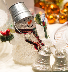 Christmas toy snowman for decoration