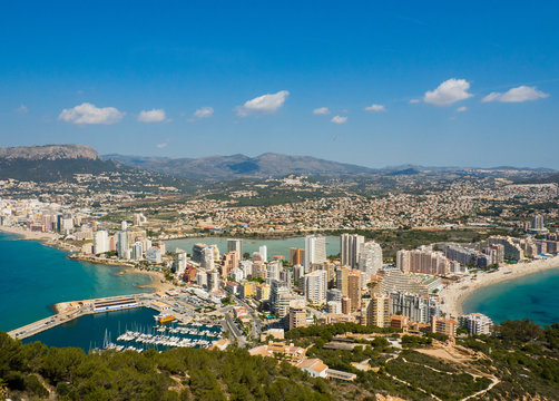 view of calp or calpe, spain