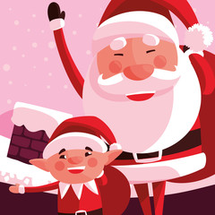 Christmas santa claus design