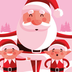 Christmas santa claus design