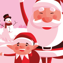 Christmas santa claus design