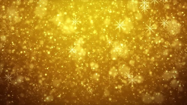 Video Animation - Partikel, Bokeh, Hintergrund, gold, golden