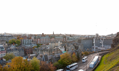 View over Edinburgh, Scotland