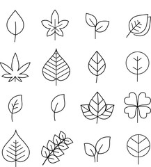 set of leaves