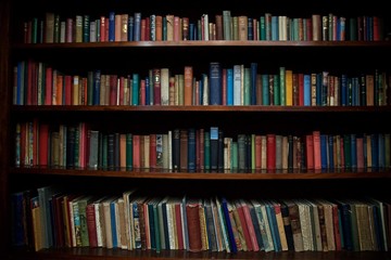 Books in the library