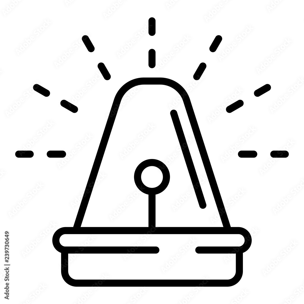 Poster flasher icon. outline flasher vector icon for web design isolated on white background