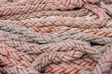 A photo of a ship's rope for use as a background