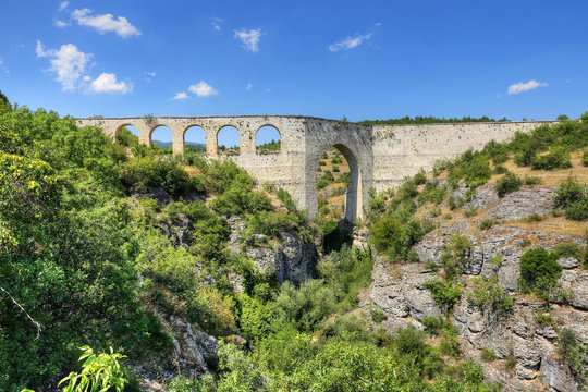 Incekaya Aqueduct (Tokatli Canyon) in Safranbolu, Karabuk, Turkey