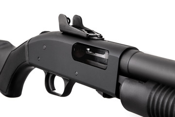 Shotgun isolated on white