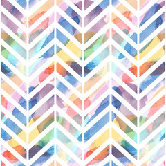 Seamless pattern of watercolor hand painting stains. Vector illustration created with custom brushes, not auto-tracing