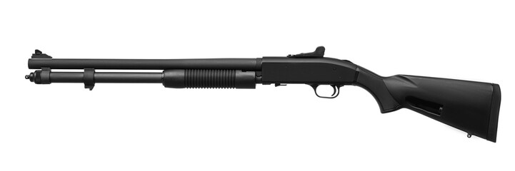 Shotgun isolated on white
